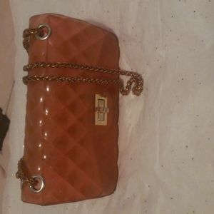 Pretty Orange Mango Mini Purse